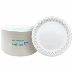 Highmark Paper Plates, 6-3/4