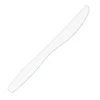 Highmark Plastic Utensils, Medium-Size Knives, White, Box Of 1,000 Knives