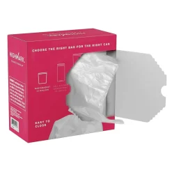 Highmark Wastebasket Trash Bags, 0.34 mil, 10 Gallon, Clear, Box Of 160 Bags