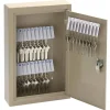 High-Security Locking 30-Key Cabinet, 12 11/16"H x 8 1/8"W x 2 1/2"D, Sand