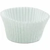 Hoffmaster Fluted Bake Cups, 4.5" Diameter x 1.25" h, White, Paper, 500/Pack, 20 Packs/Carton
