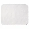 Hoffmaster Scalloped Edge Traymat, Smooth Surface, 16.63" x 12.75", White, 1,000/Carton