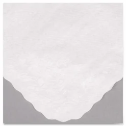Hoffmaster Scalloped Edge Traymat, Smooth Surface, 16.63