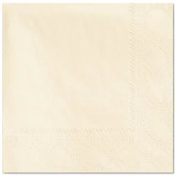 Hoffmaster Embossed Beverage Napkins, 2-Ply, 9.5 x 9.5, Ecru, 1,000/Carton