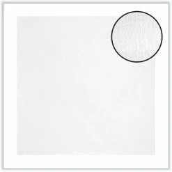 Hoffmaster Linen-Like Natural Flat Pack Napkin, 16 x 16, White, 1,200/Carton