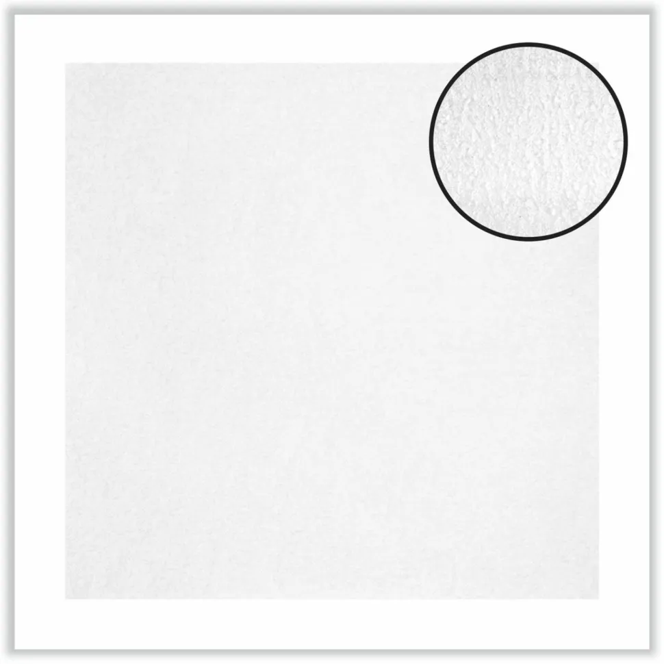 Hoffmaster Linen-Like Natural Flat Pack Napkin, 16 x 16, White, 1,200/Carton