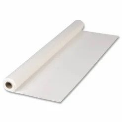 Hoffmaster Plastic Roll Tablecover, 40" x 300 ft, White