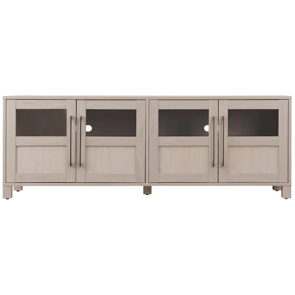 Holbrook Rectangular TV Stand for TV's up to 75" in Alder White