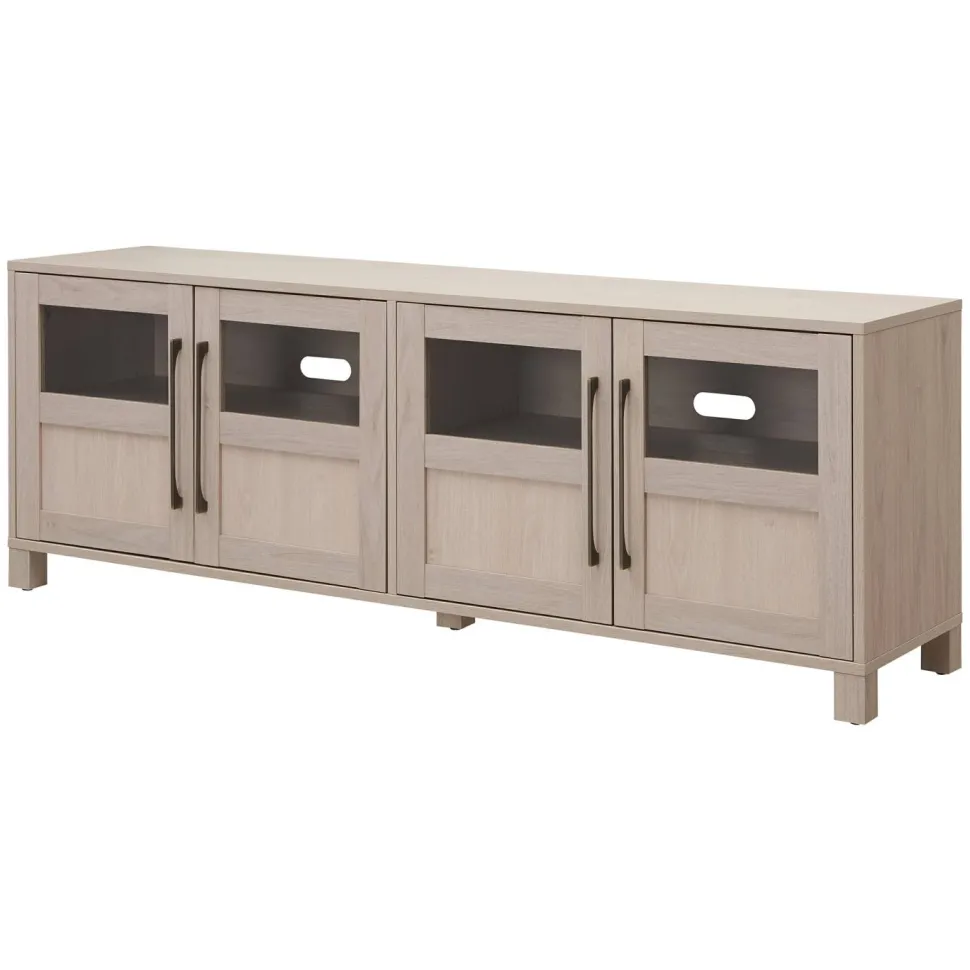 Holbrook Rectangular TV Stand for TV's up to 75" in Alder White