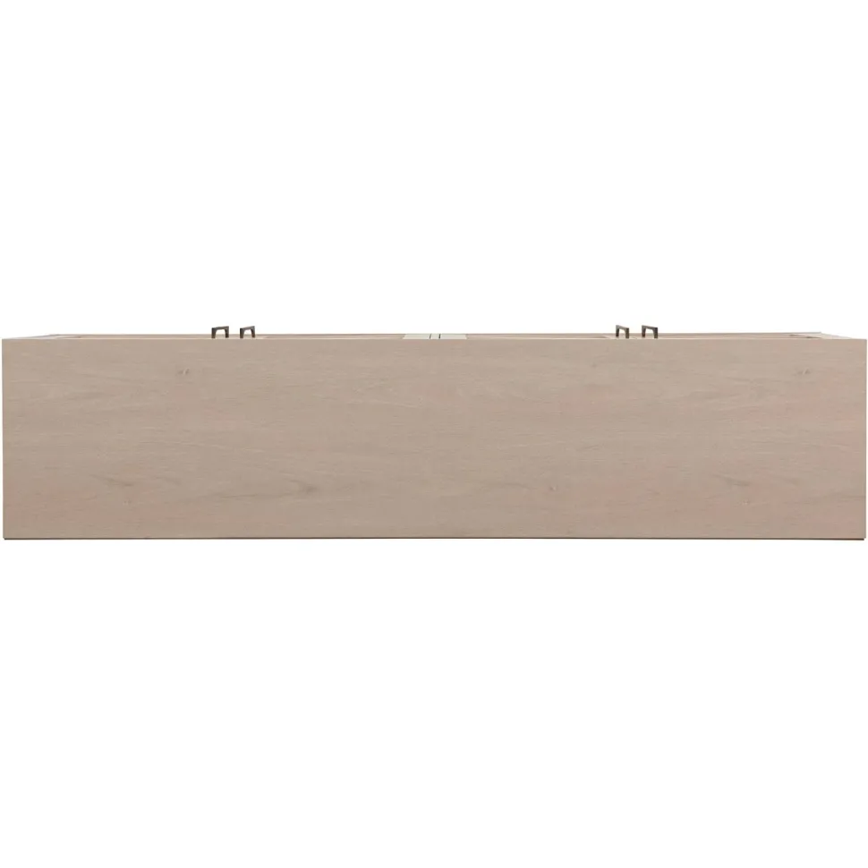 Holbrook Rectangular TV Stand for TV's up to 75" in Alder White
