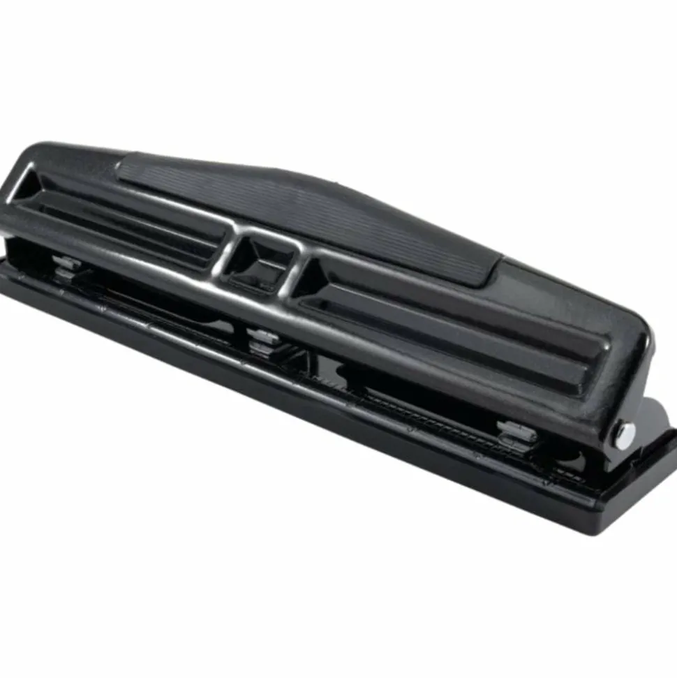 3-Hole Adjustable Punch, Black