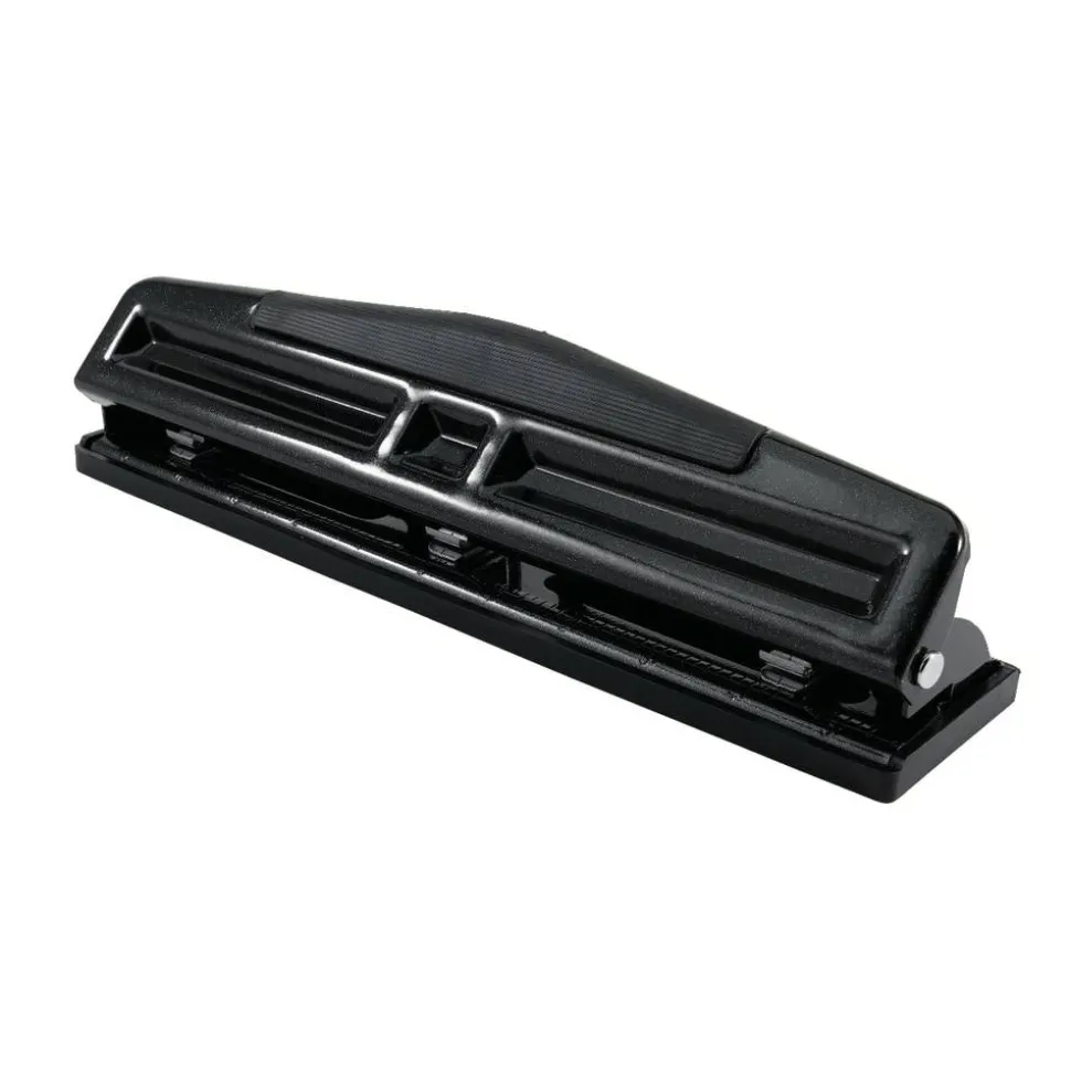 3-Hole Adjustable Punch, Black