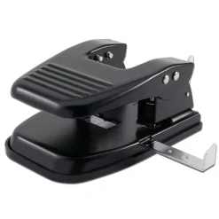 2-Hole Paper Punch, Black