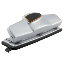 3-Hole Paper Punch, 20-Sheet Capacity, Silver
