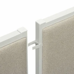 HON Basyx basyx by HON Versé Partitions, QuickConnect 180° Straight Connector, Pack Of 2