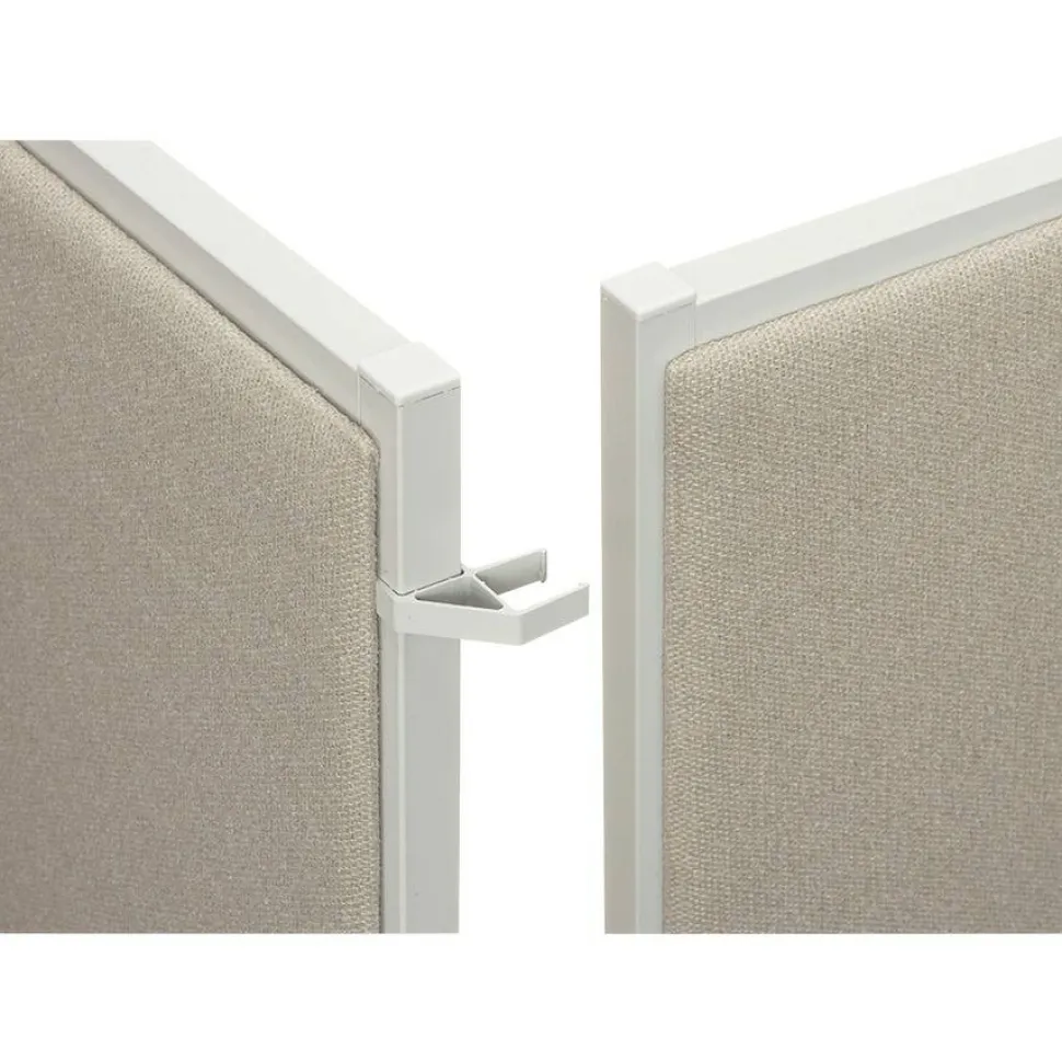 HON Basyx basyx by HON Versé Partitions, QuickConnect 90° Corner Connector, Pack Of 2