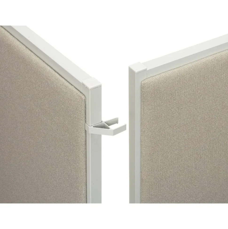 HON Basyx basyx by HON Versé Partitions, QuickConnect 90° Corner Connector, Pack Of 2