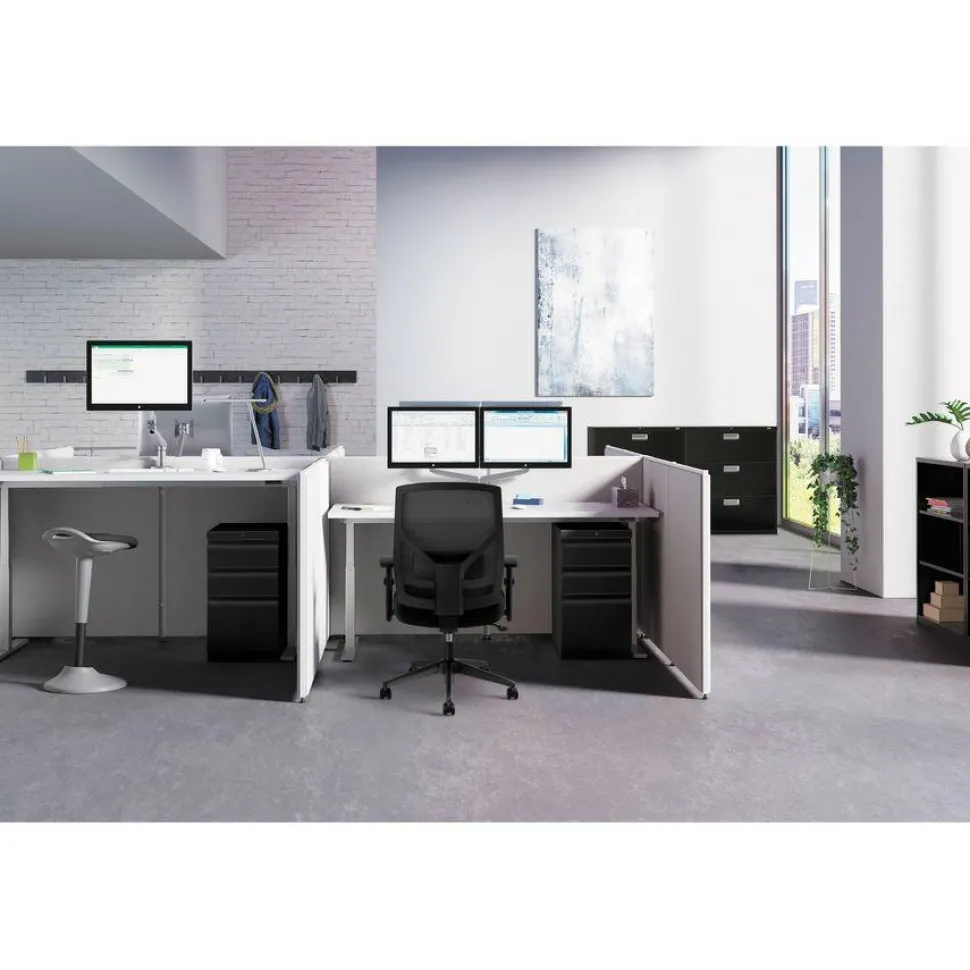 HON Basyx Verse Panel System, 60"H x 49"W, Gray