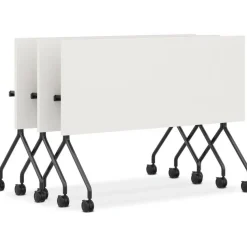 HON Between Nested Multipurpose Tables, Rectangular, 72w x 24d x 29h, Silver Mesh/Loft