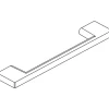 HON BL Series Field Installed Arched Bridge Pull, Arch, 4.25 x 0.75 x 0.38, Polished Silver, 2/Carton