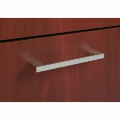 HON BL Series Field Installed Arched Bridge Pull, Arch, 4.25 x 0.75 x 0.38, Polished Silver, 2/Carton