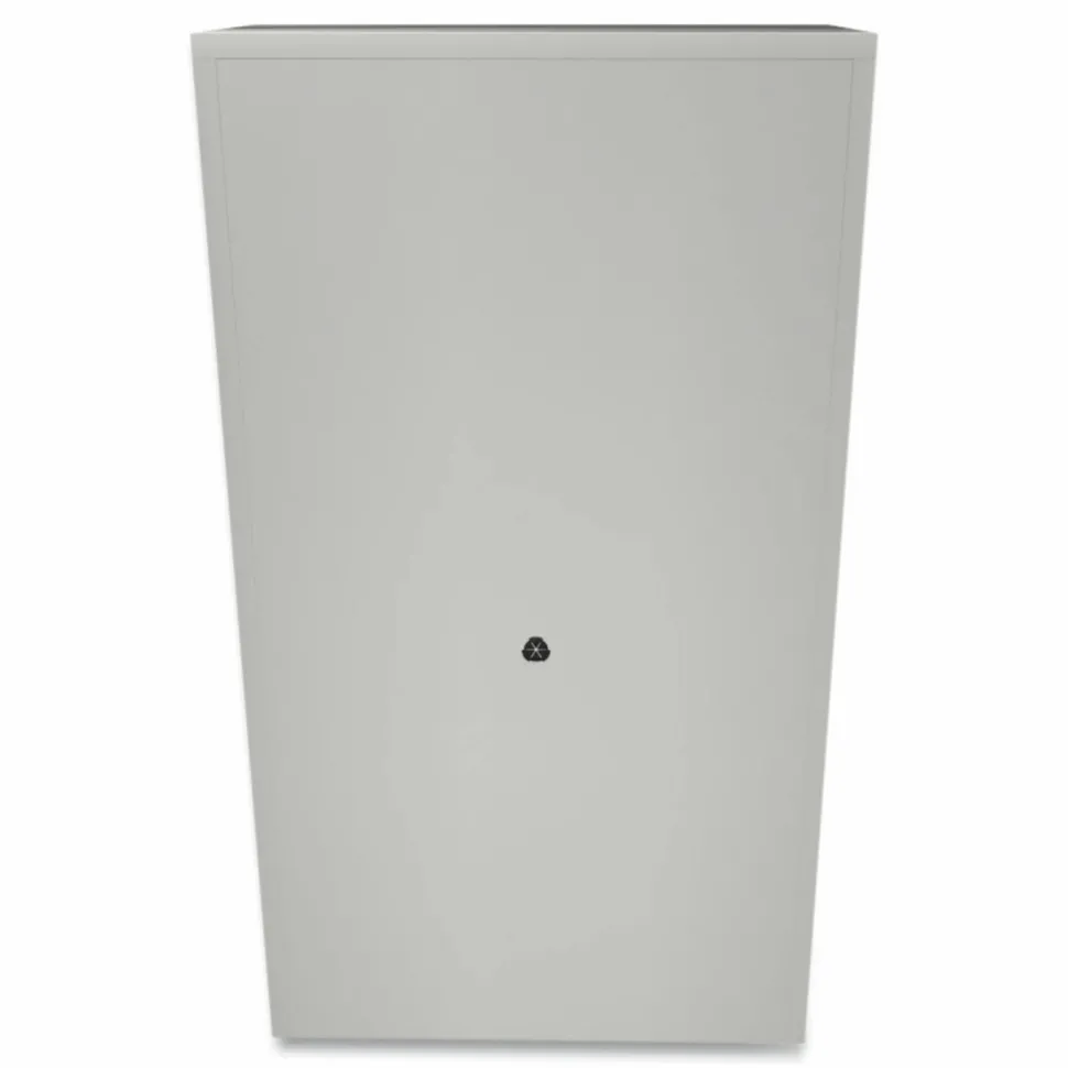 HON Brigade 700 Combo 36"W x 19-1/4"D Lateral 2-Drawer File Cabinet, Light Gray