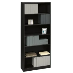 HON Brigade 6 Shelf Transitional Modular Shelving Bookcase,81-1/8