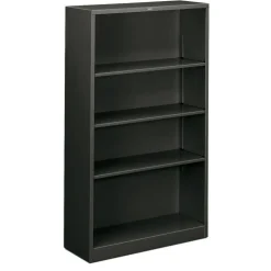 HON Brigade Steel Modular Shelving Bookcase, 4 Shelves, 59