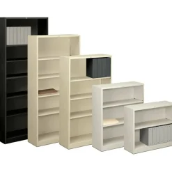 HON Brigade Steel Modular Shelving Bookcase, 5 Shelves, 71
