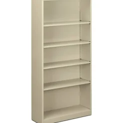 HON Brigade Steel Modular Shelving Bookcase, 5 Shelves, 72