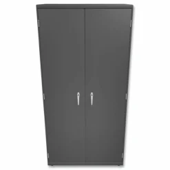 HON Brigade Steel Storage Cabinet, 5 Adjustable Shelves, 71 3/4