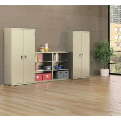 HON Brigade Storage Cabinet, 2 Adjustable Shelves, 41 3/4