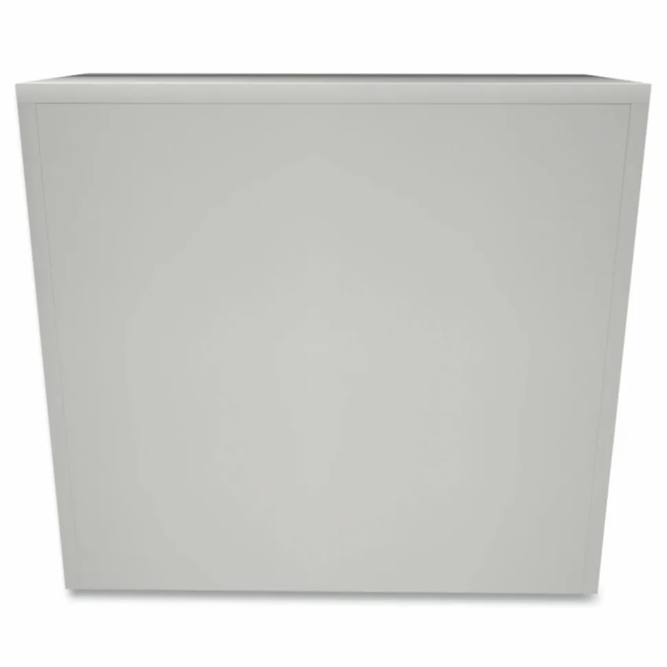 HON Brigade 600 42"W x 18"D Lateral 3-Drawer File Cabinet, Light Gray