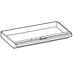 HON 38000 Center Drawer With Core-Removable Lock, Charcoal