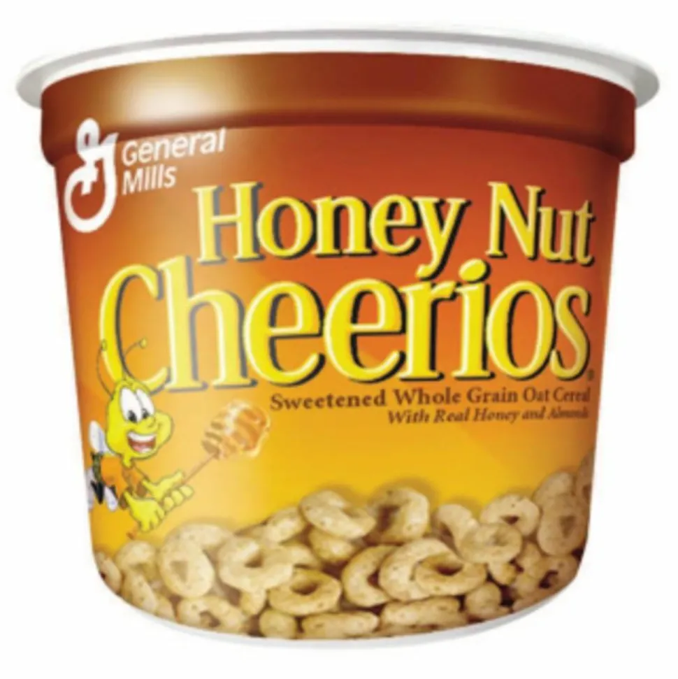 Honey Nut Cheerios Cereal-In-A-Cup, 1.83 Oz, Pack Of 6