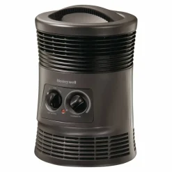 Honeywell 360 Surround Fan Forced Heater, 1,500 W, 9 x 9 x 12, Gray