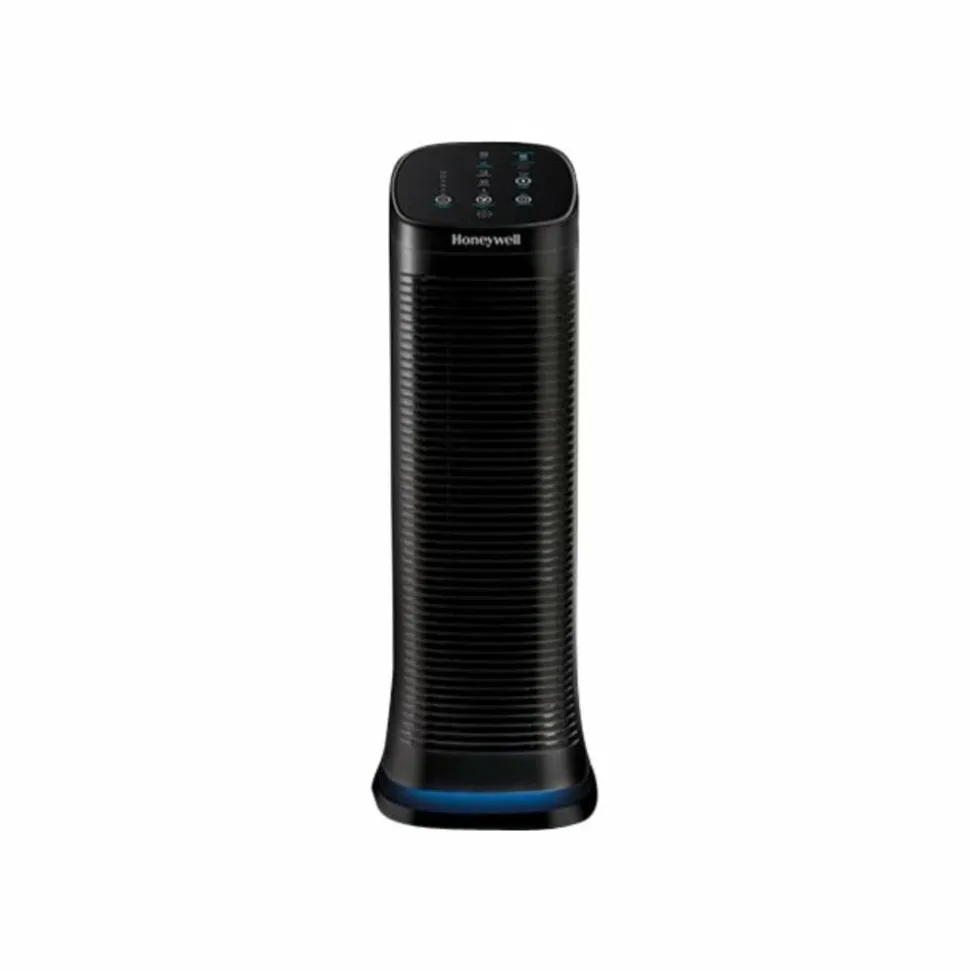 Honeywell AirGenius 5 Air Cleaner/Odor Reducer, 250 Sq. Ft. Coverage, 26 13/16"H x 10"W x 10"D, Black