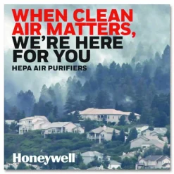 Honeywell AirGenius 5 Air Cleaner/Odor Reducer, 250 Sq. Ft. Coverage, 26 13/16