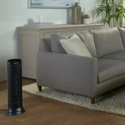 Honeywell Digital Tower Heater, 1,500 W, 10.12 x 8 x 23.25, Black
