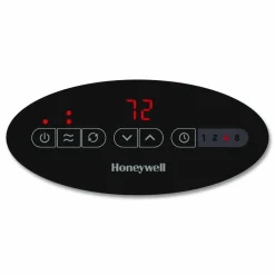 Honeywell Digital Tower Heater, 1,500 W, 10.12 x 8 x 23.25, Black