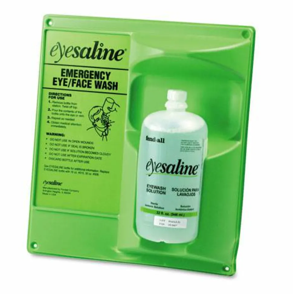 Honeywell Fendall Single Eye Wash Station, 32 oz, 8/Carton