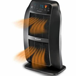 Honeywell Heat Genius Ceramic Portable Heater, 1,575 W, 5.6 x 10.2 x 17.3, Black