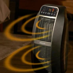 Honeywell Heat Genius Ceramic Portable Heater, 1,575 W, 5.6 x 10.2 x 17.3, Black