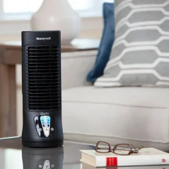 Honeywell QuietSet Personal Table Fan, 4 Speeds, Black