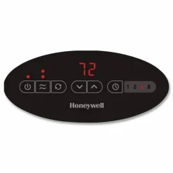 Honeywell 1,500-Watt Digital Ceramic Compact Tower Heater, Dark Gray