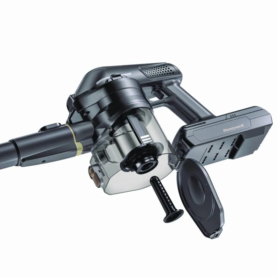 Honeywell Aeromax Pro VC16 Cordless Vacuum, 8.5" Cleaning Path, Dark Silver