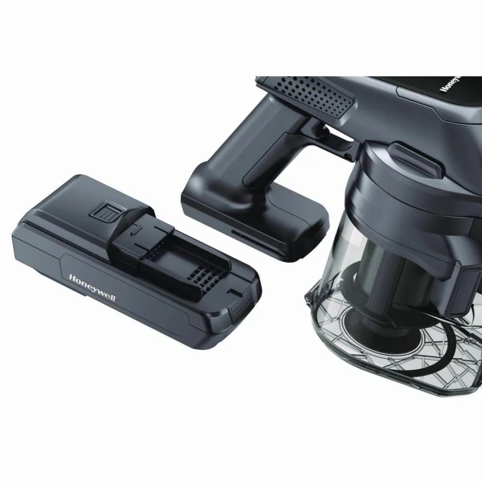 Honeywell Aeromax Pro VC16 Cordless Vacuum, 8.5" Cleaning Path, Dark Silver