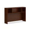 HON Mod Desk Hutch, 3 Compartments, 60w x 14d x 39.75h, Traditional Mahogany