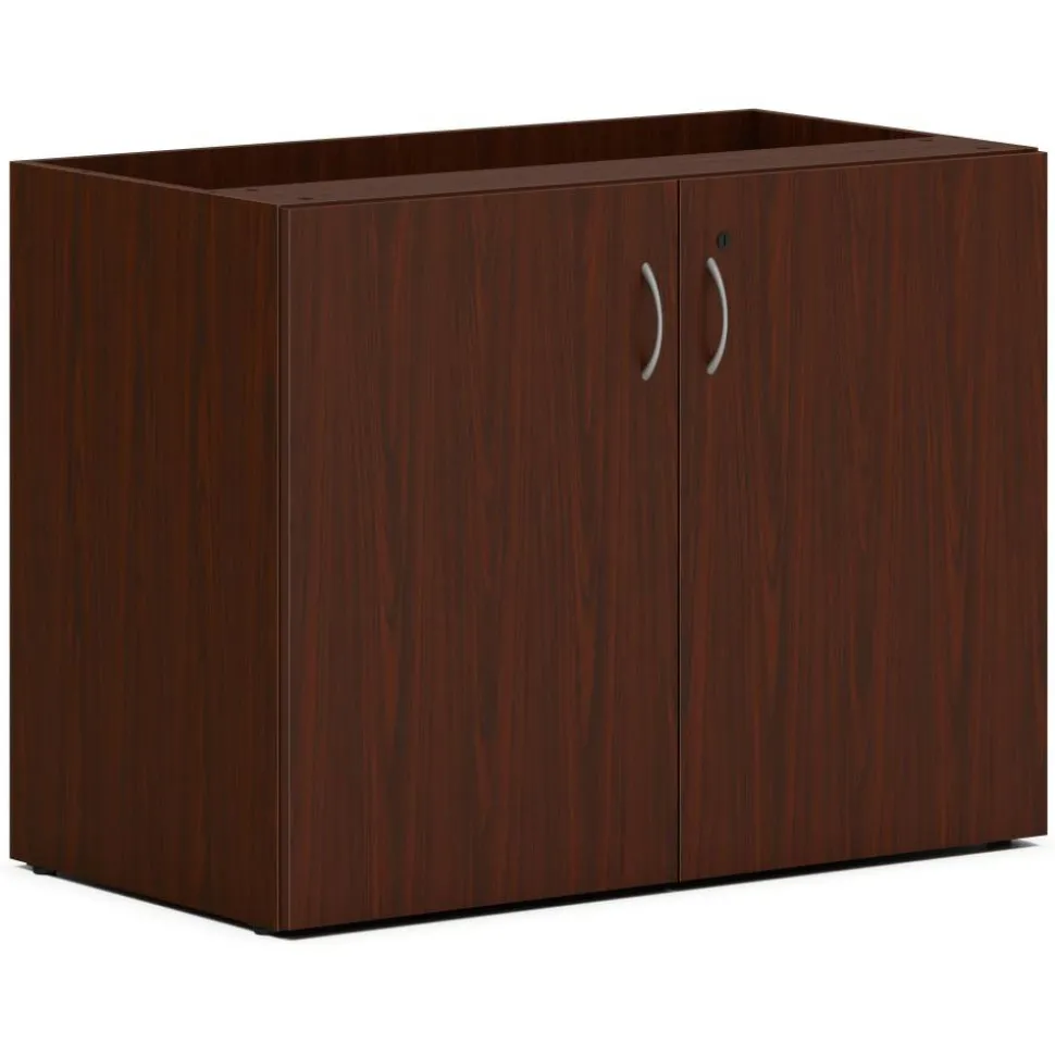 HON Mod HLPLSC3620 Storage Cabinet, 29"H x 36"W x 20"D, 2 Door(s), Traditional Mahogany