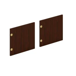 HON Mod Laminate Doors for 66"W Mod Desk Hutch, 16.37 x 14.83, Traditional Mahogany, 2/Carton